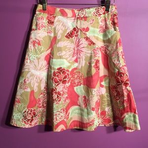 Express NWOT flower Aline skirt size 2 - length 23